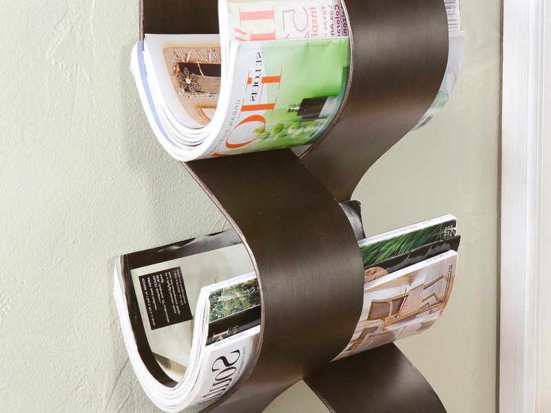 Wall Mounted Magazine Rack Bathroom