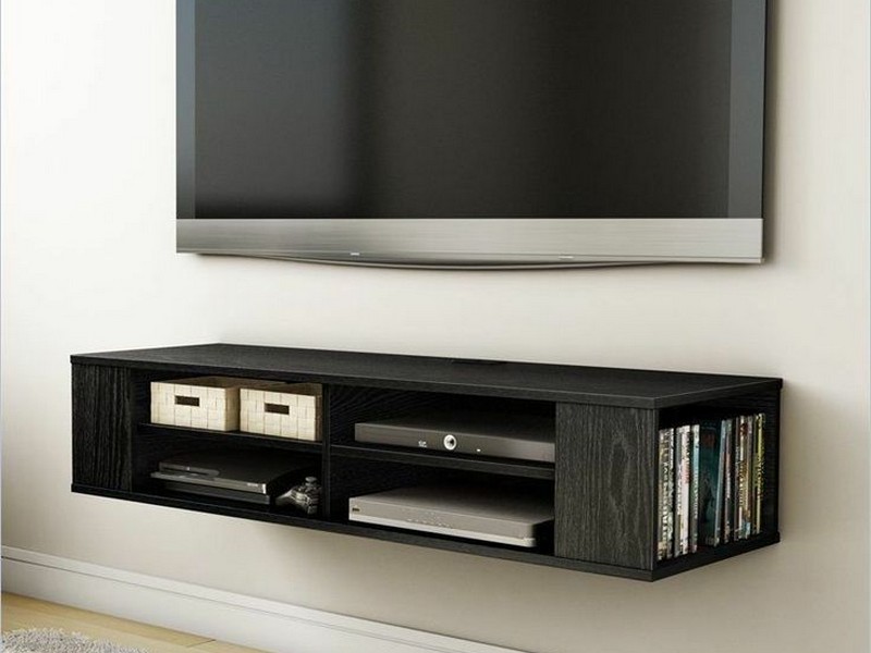 Wall Mounted Media Storage Shelves