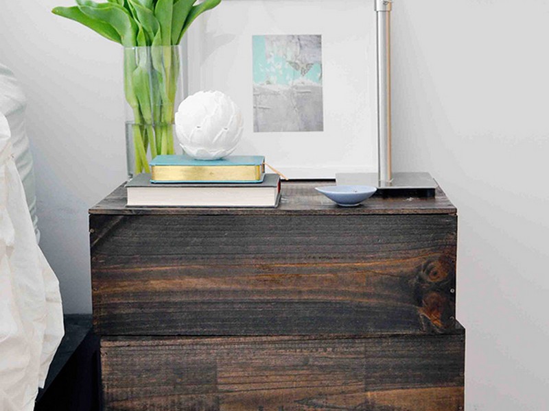 Wall Mounted Nightstand With Drawer