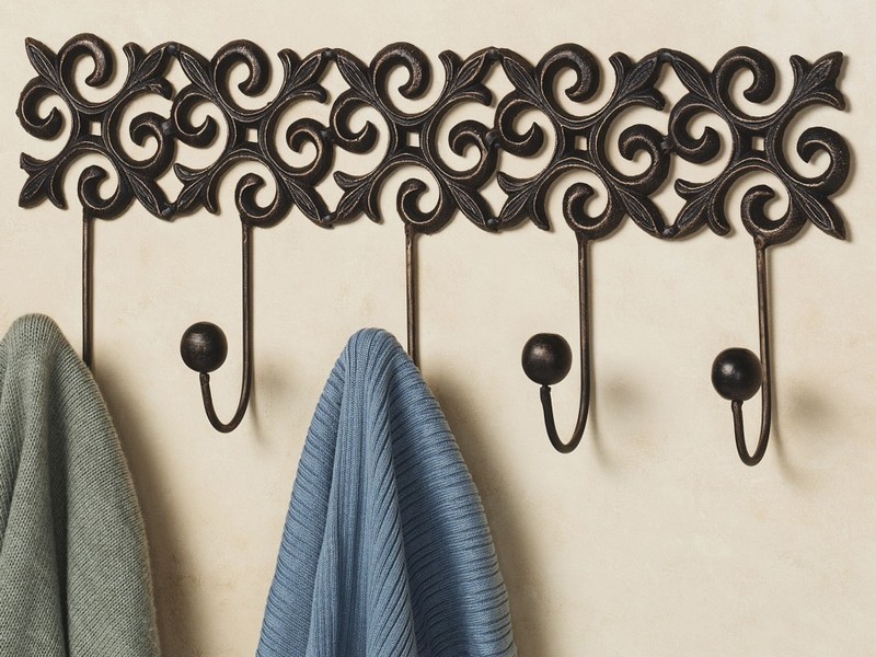 Wall Rack With Hooks