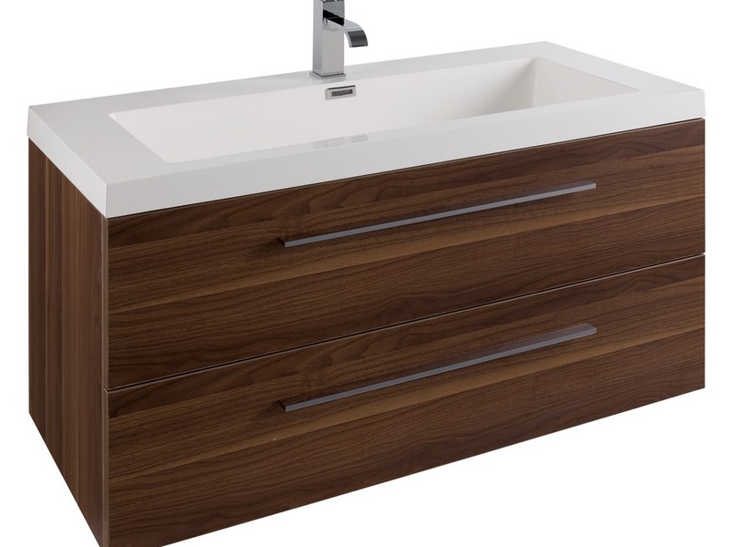 Walnut Bathroom Vanity Units Uk