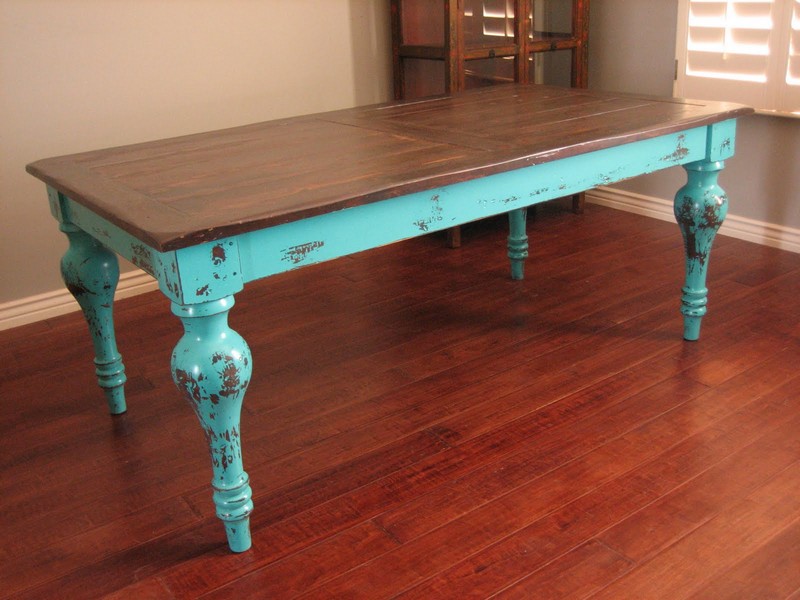 Weathered Dining Room Table