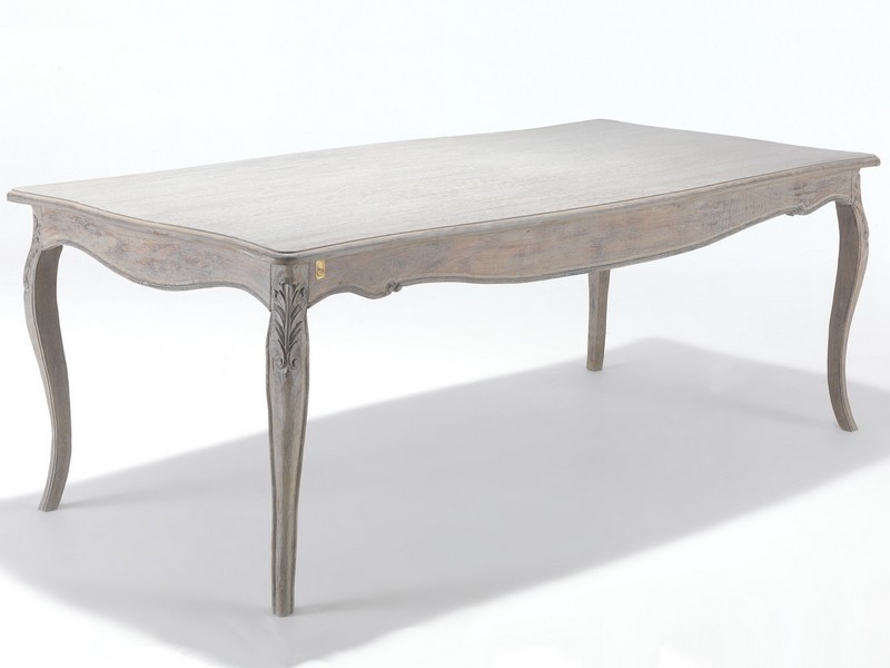 Weathered Grey Wood Dining Table