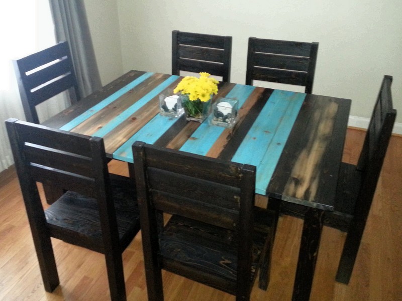 Weathered Wood Dining Table