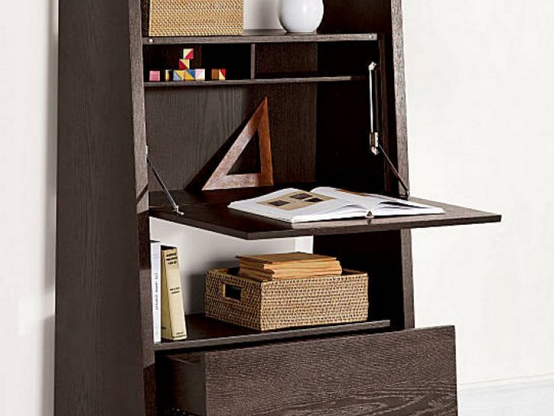 West Elm Bookcase Secretary Desk