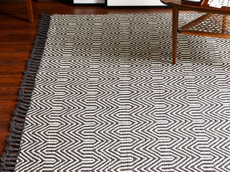 West Elm Jute Herringbone Rug