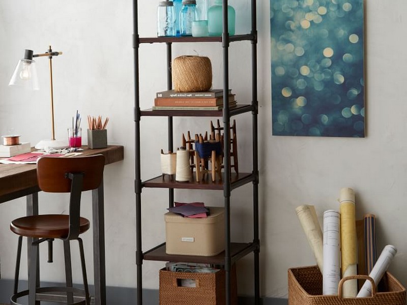 West Elm Tiered Bookcase