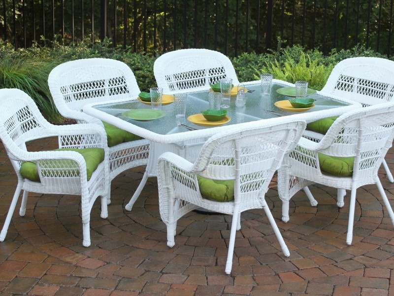 White Aluminum Patio Furniture Sets