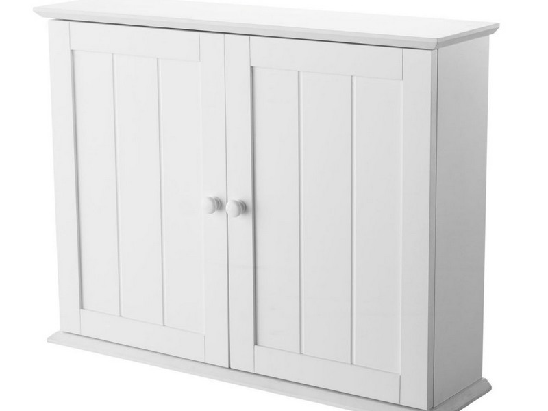 White Bathroom Shelving Unit