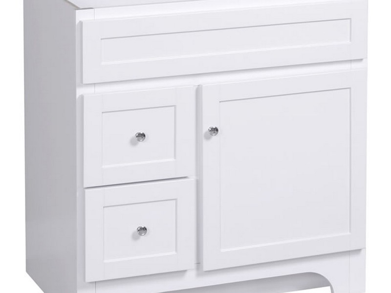 White Bathroom Vanity 30 Inches