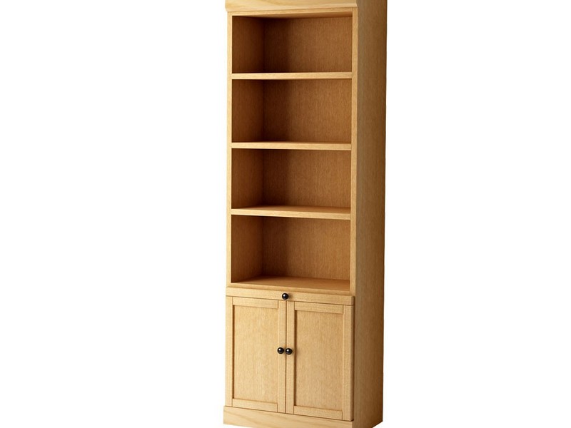 White Bookcases With Doors On Bottom