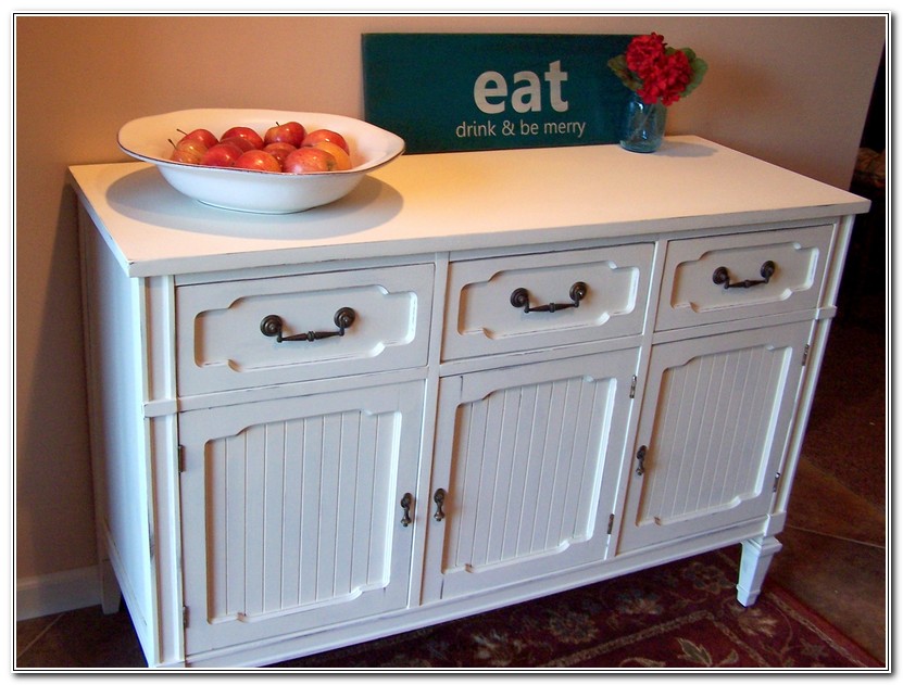 White Buffet Cabinets