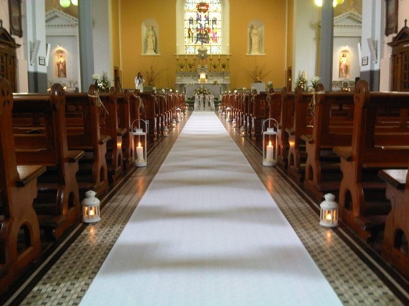 White Carpet Runner For Weddings