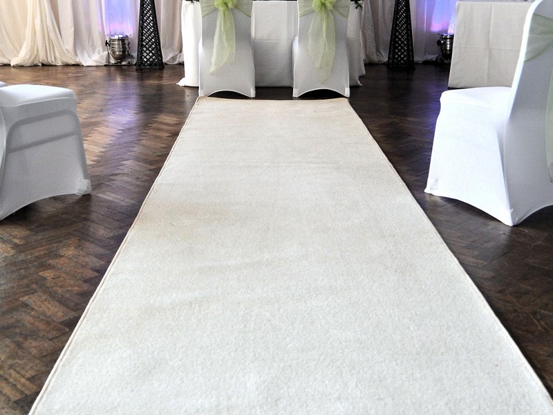 White Carpet Runner