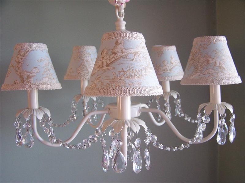 White Chandelier For Nursery