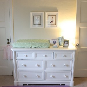 White Dresser For Nursery