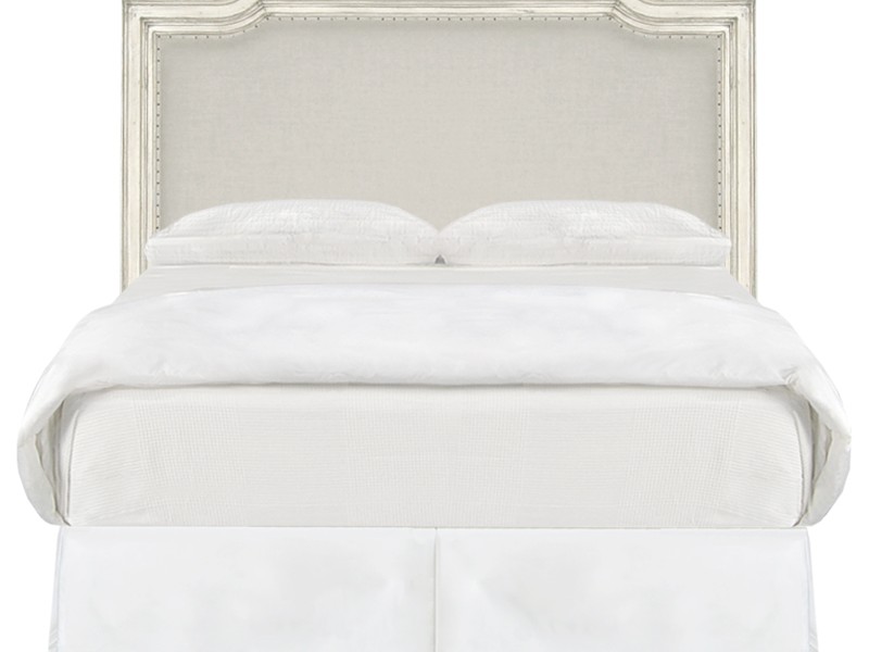 White Fabric Headboard