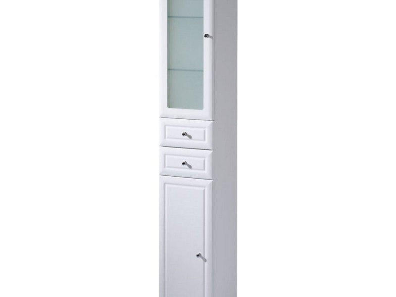 White Freestanding Bathroom Cabinet