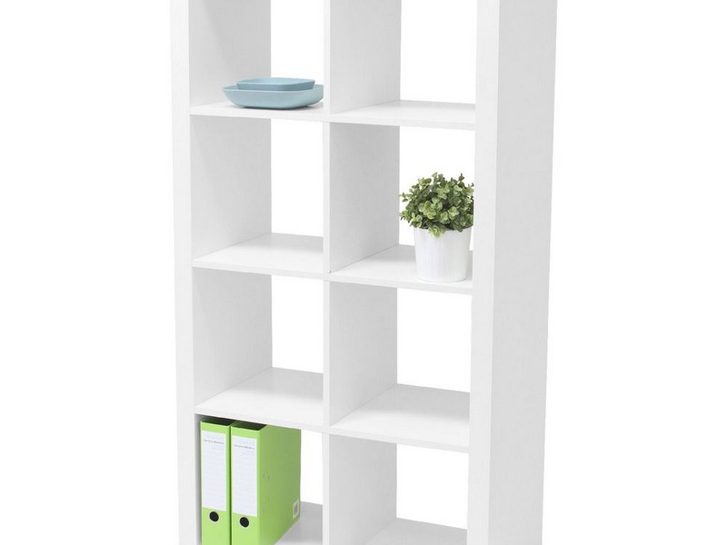 White Horizontal Bookcase