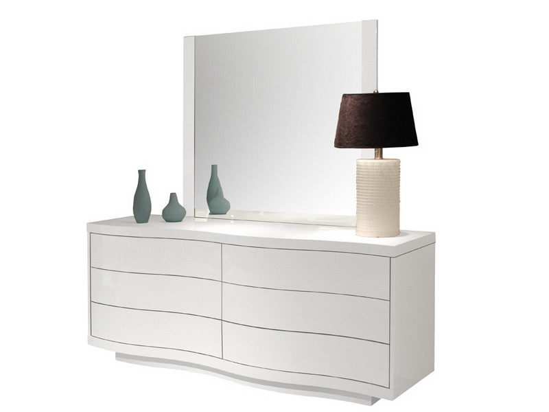 White Lacquer Dresser