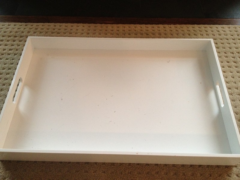 White Lacquer Tray West Elm
