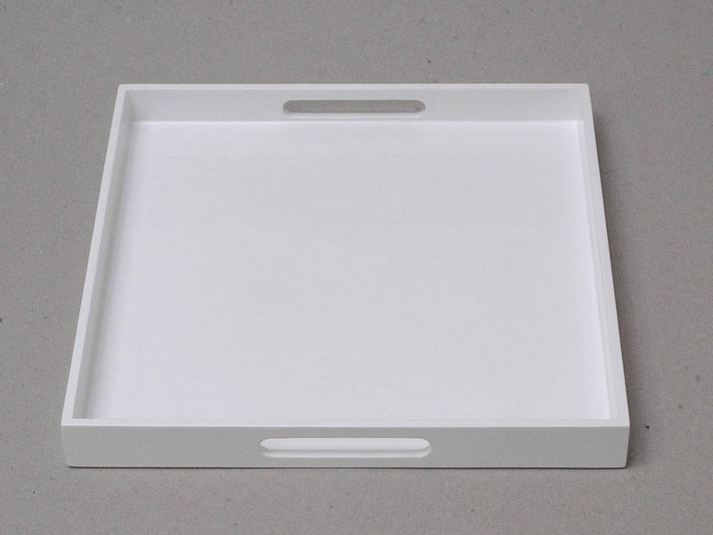 White Lacquer Tray