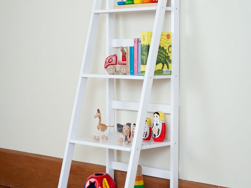 White Ladder Shelves