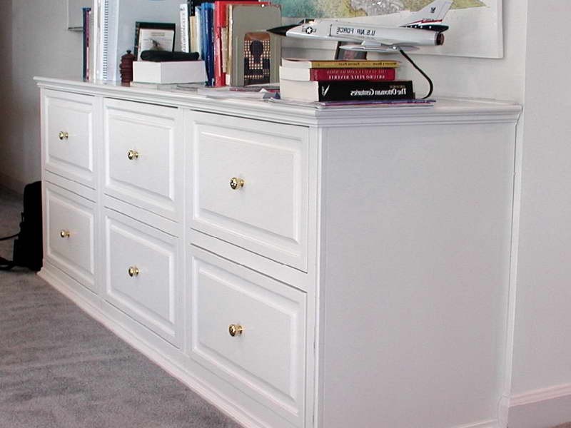 White Lateral File Cabinet