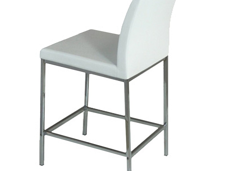 White Leather Counter Stools Canada