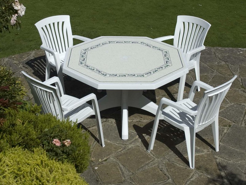 White Resin Patio Furniture Cleaner