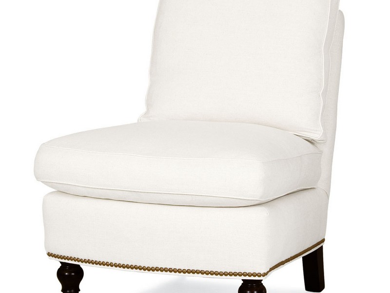 White Slipper Chair