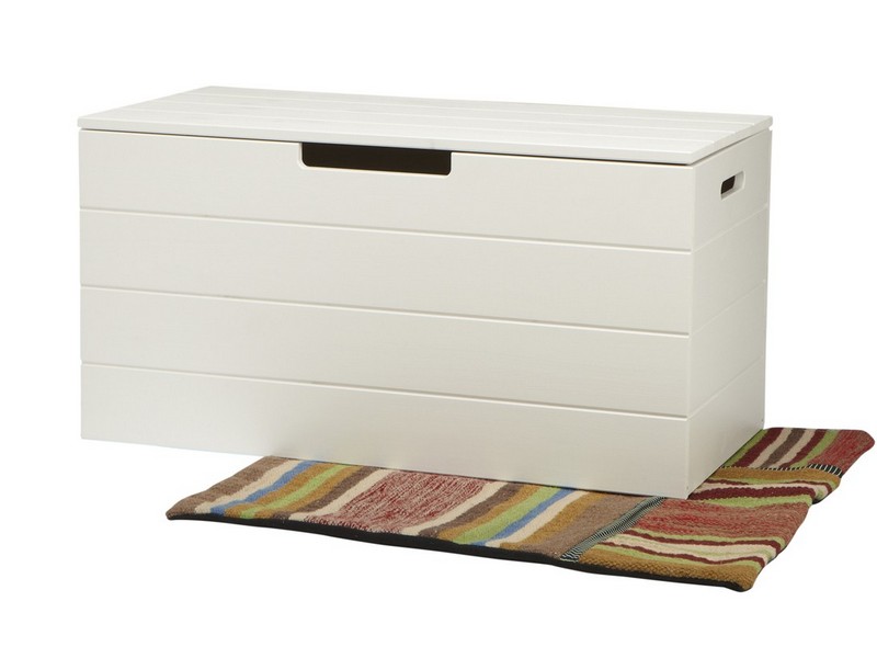 White Storage Trunk Uk