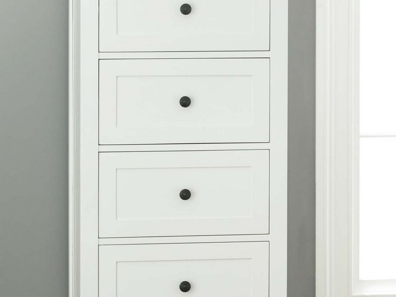 White Tall Boy Dresser