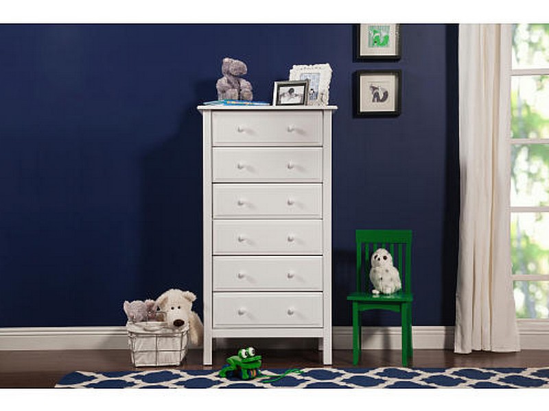 White Tall Dresser