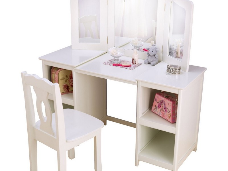 White Vanity Dresser With Mirror