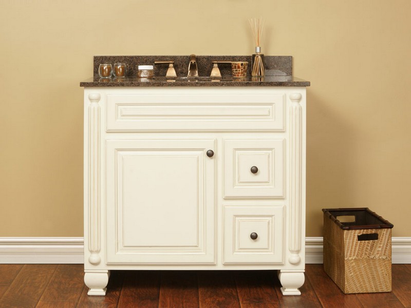 White Vintage Bathroom Vanities