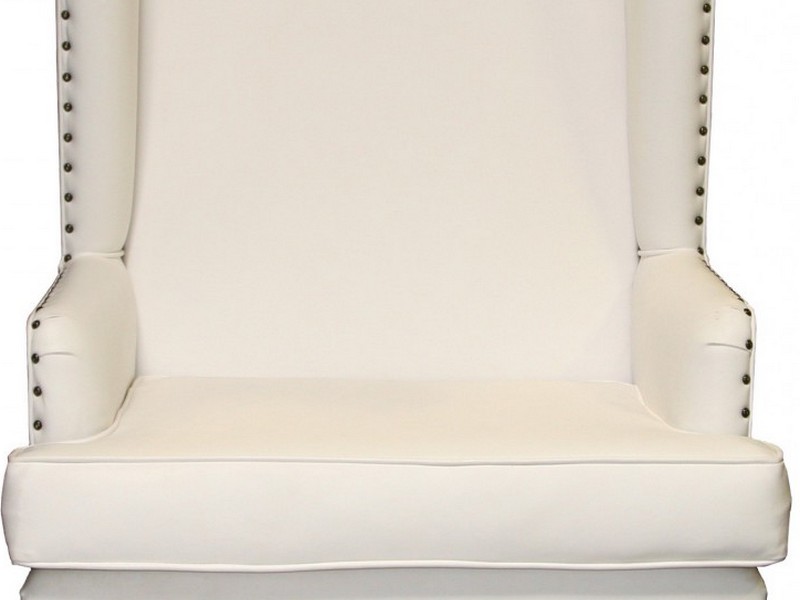 White Wingback Dining Chair