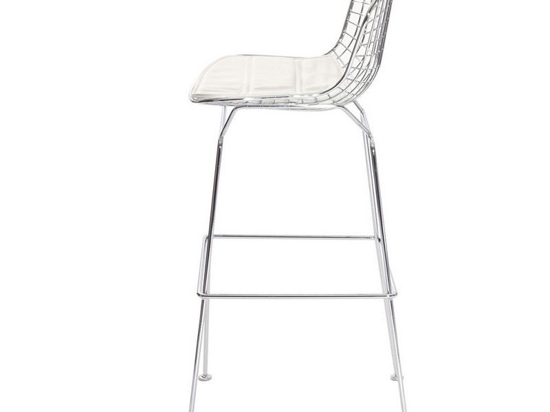 White Wire Bar Stools