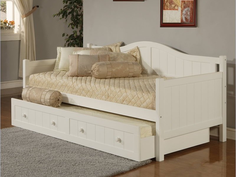 White Wooden Daybed