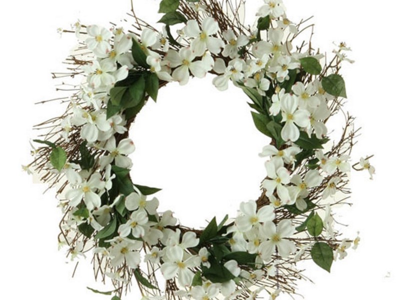 White Wreaths For Doors