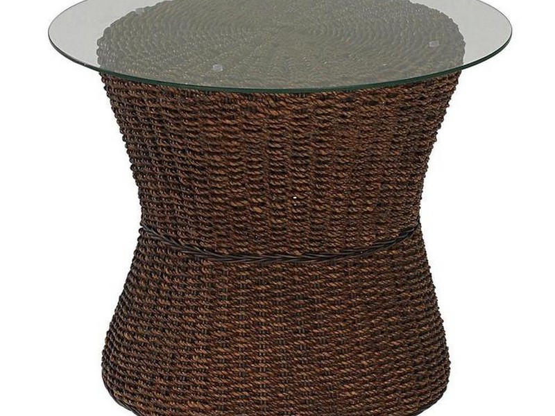 Wicker Accent Table