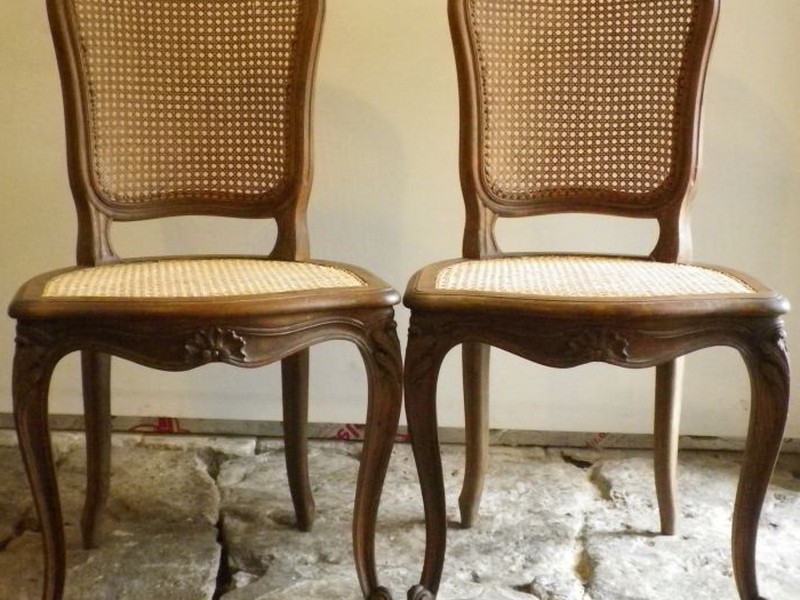 Wicker Back Dining Room Chairs