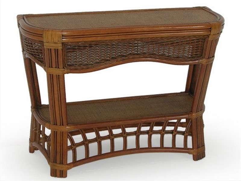 Wicker Console Table Furniture