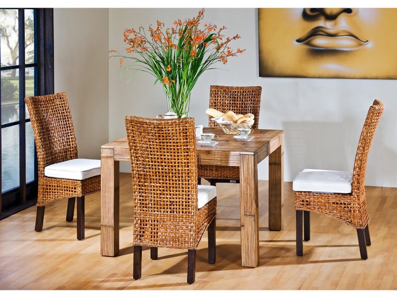 Wicker Dining Room Chairs