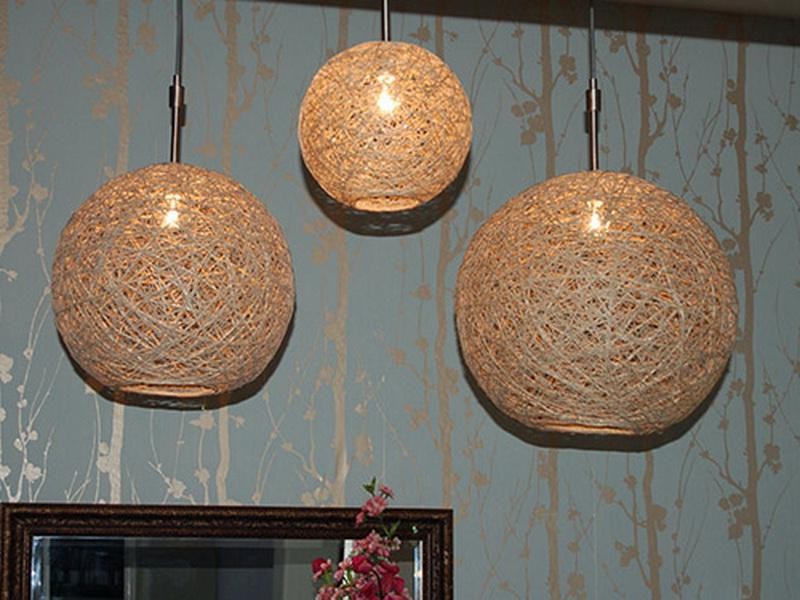 Wicker Pendant Light