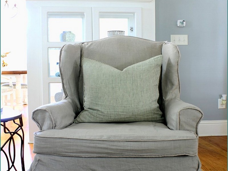 Wing Chair Slipcovers 2 Piece