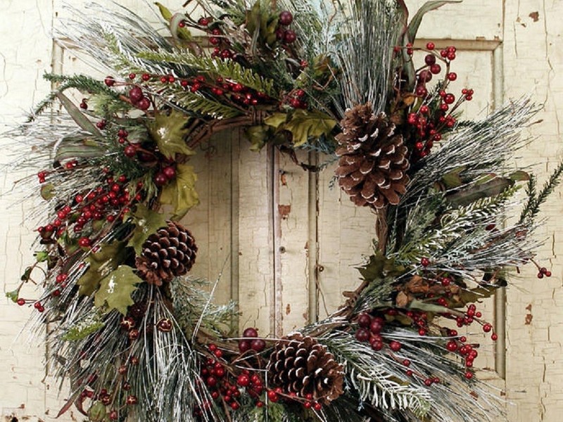 Winter Door Wreaths