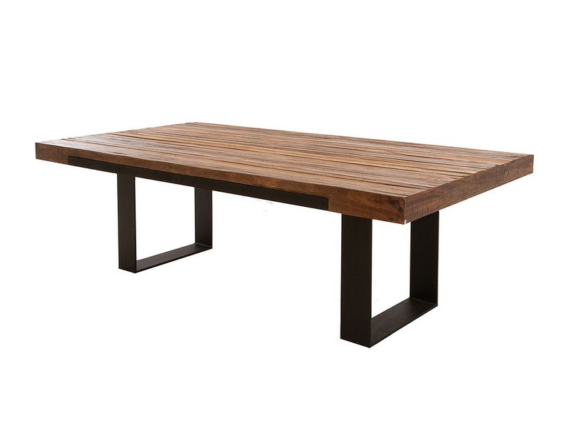 Wood And Iron Dining Tables