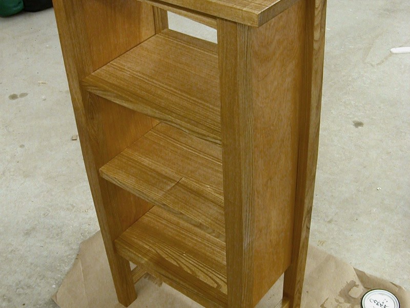 Wood Bathroom Magazine Rack