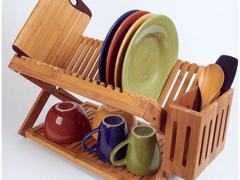 Wood Dish Rack